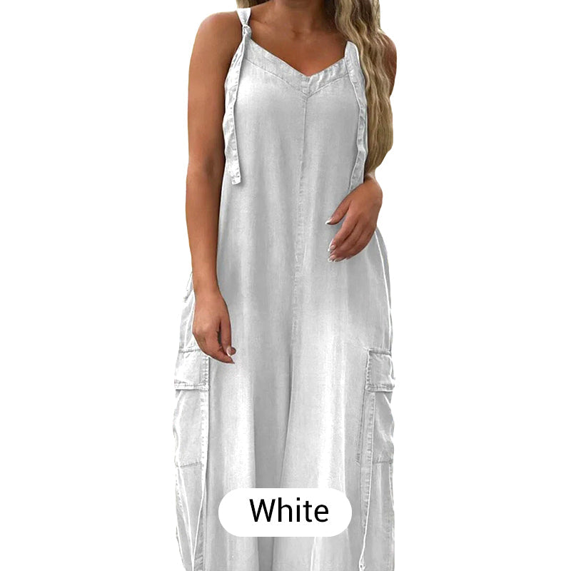 đź’•Limited Sale đź’•Women's Loose Wide-Leg Jumpsuit with Pockets