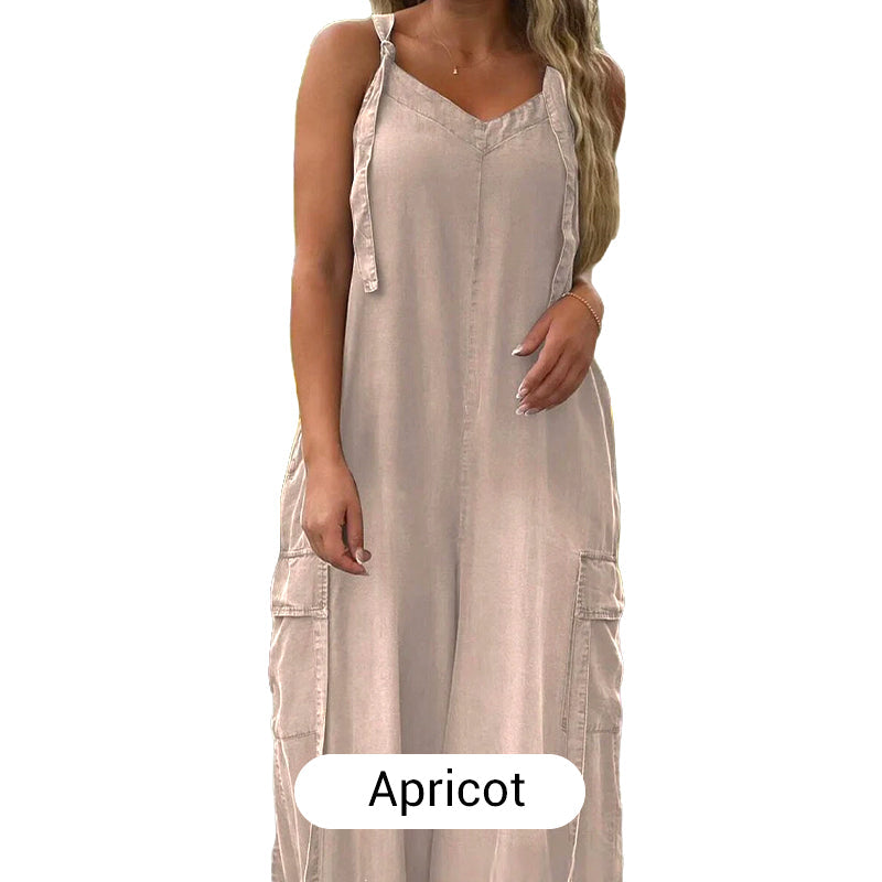 đź’•Limited Sale đź’•Women's Loose Wide-Leg Jumpsuit with Pockets