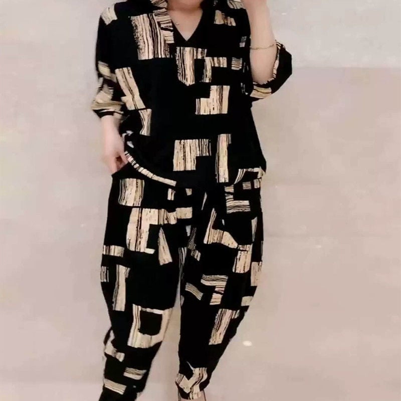women's suit harem pants two-piece suit