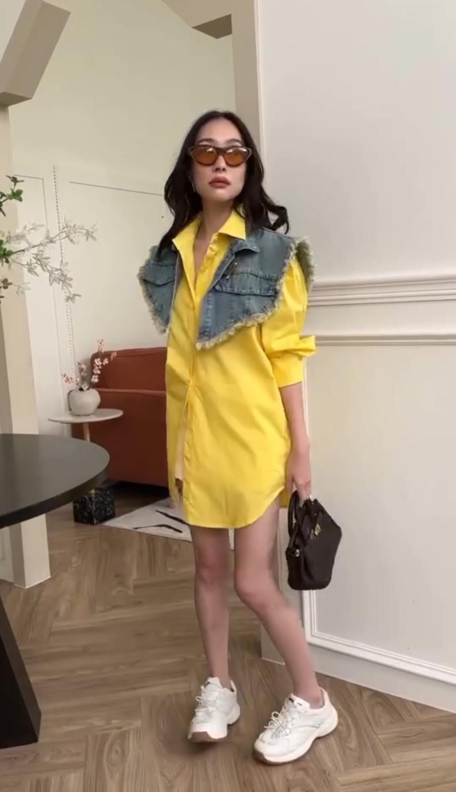 Urban Flare Denim Shirt Dress