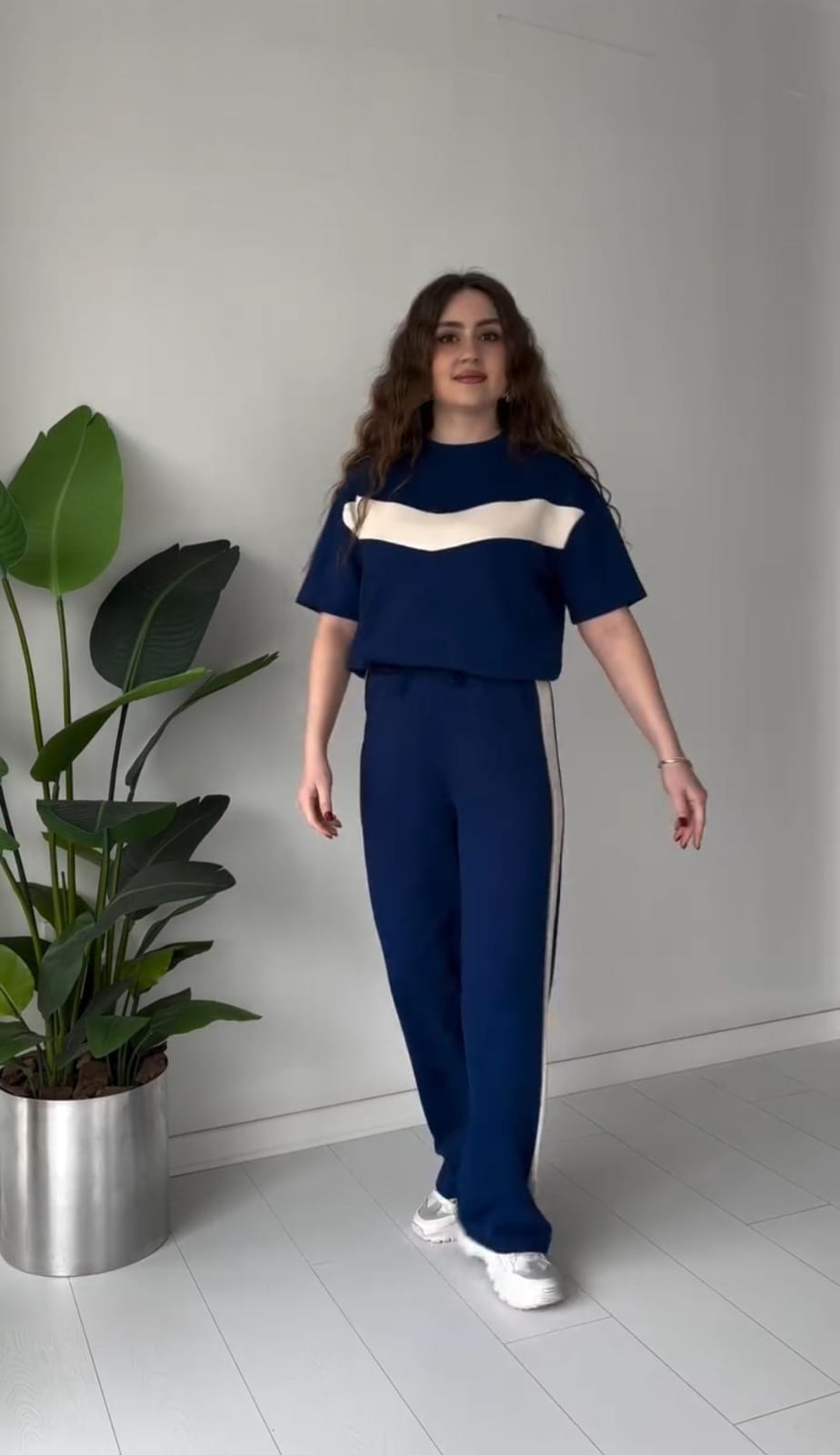 Effortless Chevron Knit Lounge Set