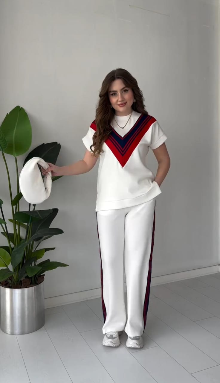 Women's V-Stripes Two-Piece Tracksuit