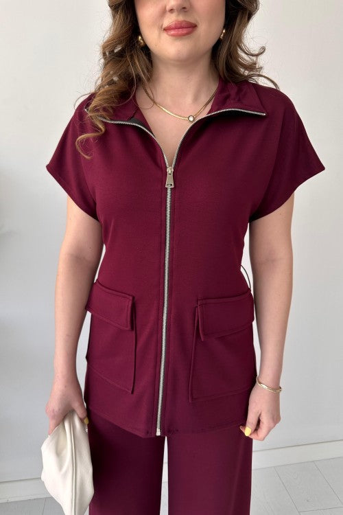 2025 New Design 👗 Zippered Modal Lounge Set