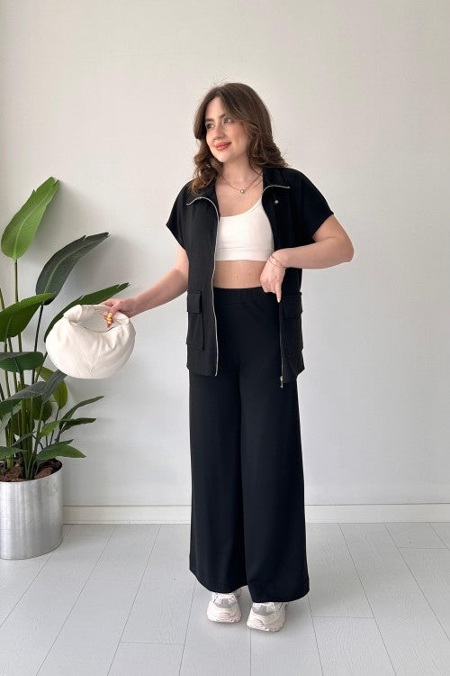 2025 New Design 👗 Zippered Modal Lounge Set