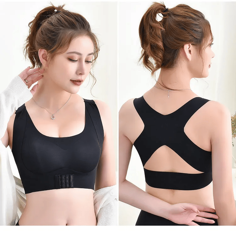 🔥 Women Posture Corrector And Breast Shaper 2 In 1 Sports Active Wear Bra