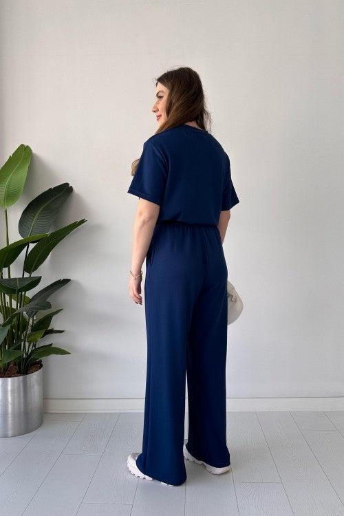 Short Sleeve Basic Suit Set