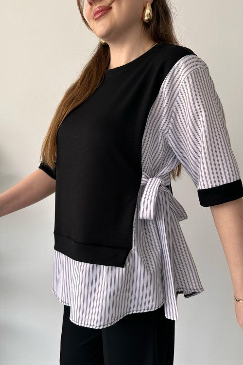 2025 New Designđź‘— Stylish Short Sleeve Garnished 2-piece Suit