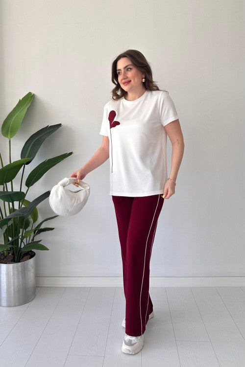 Tulip-Print Modal Lounge Set