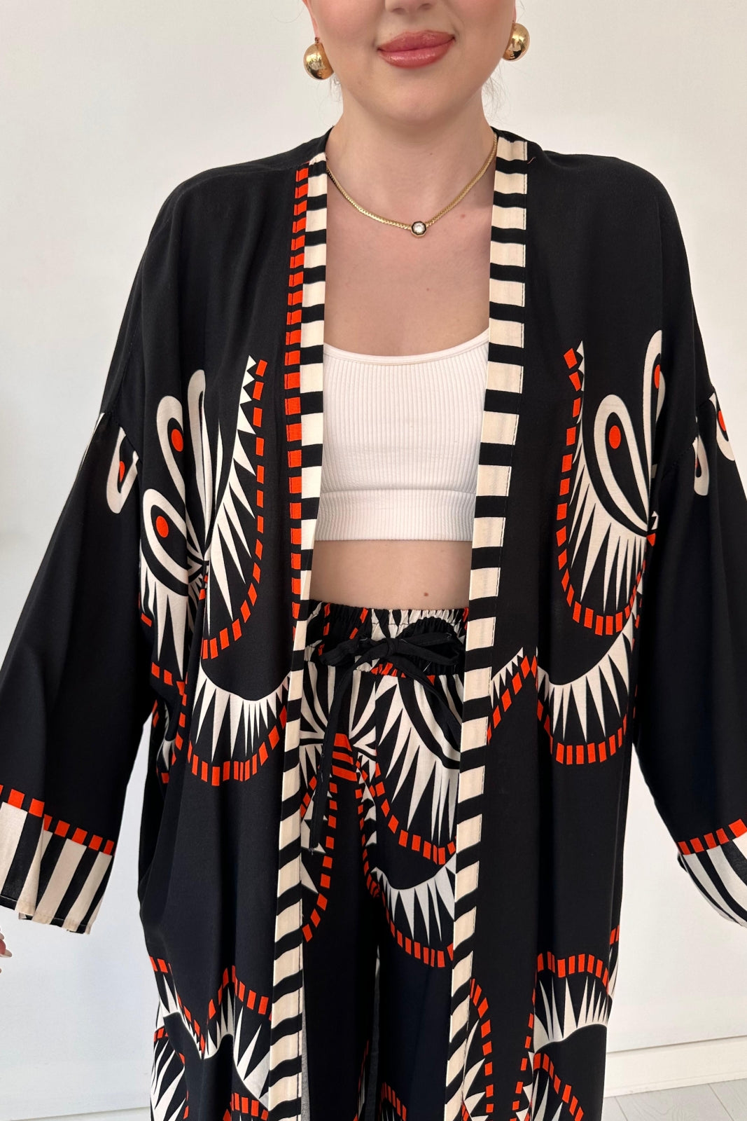Maxi Kimono Set