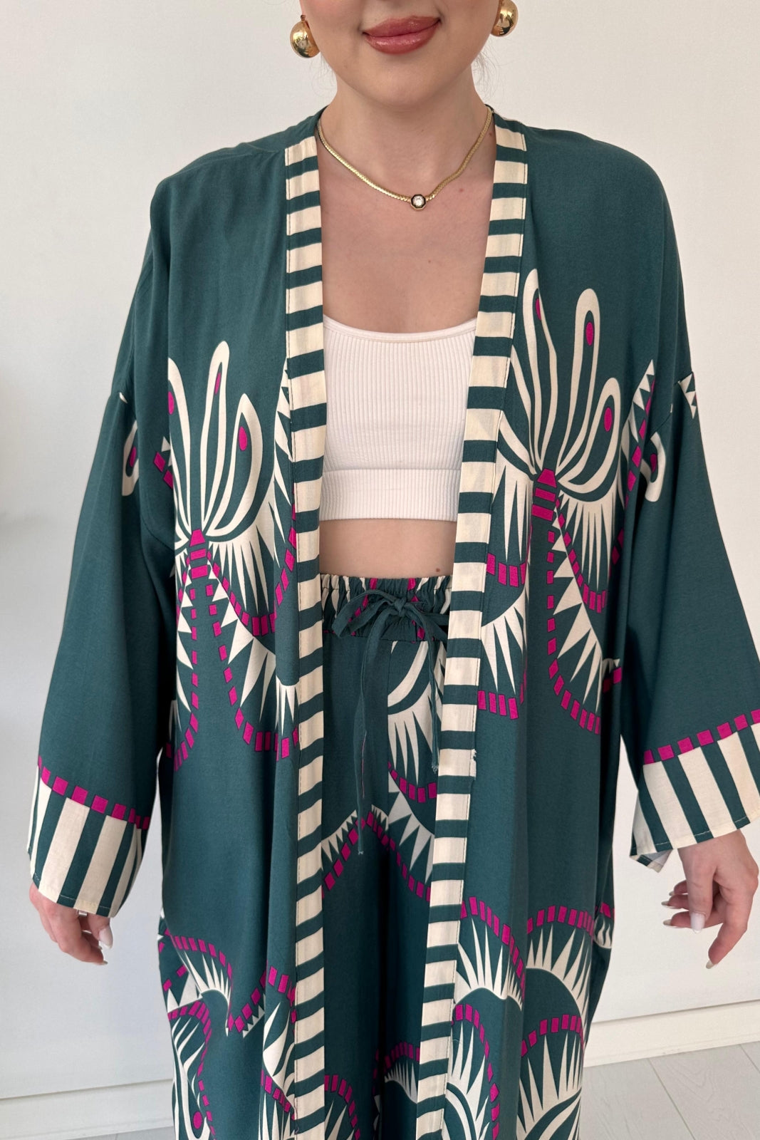 Maxi Kimono Set
