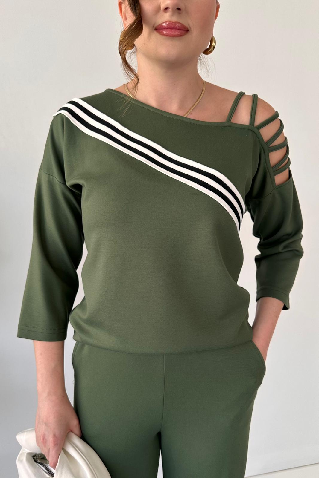 Shoulder Design Two Piece Co-Ord Set