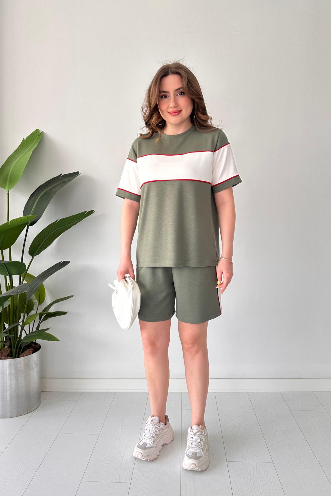 Women's Two-Piece Shorts Casual Tracksuit