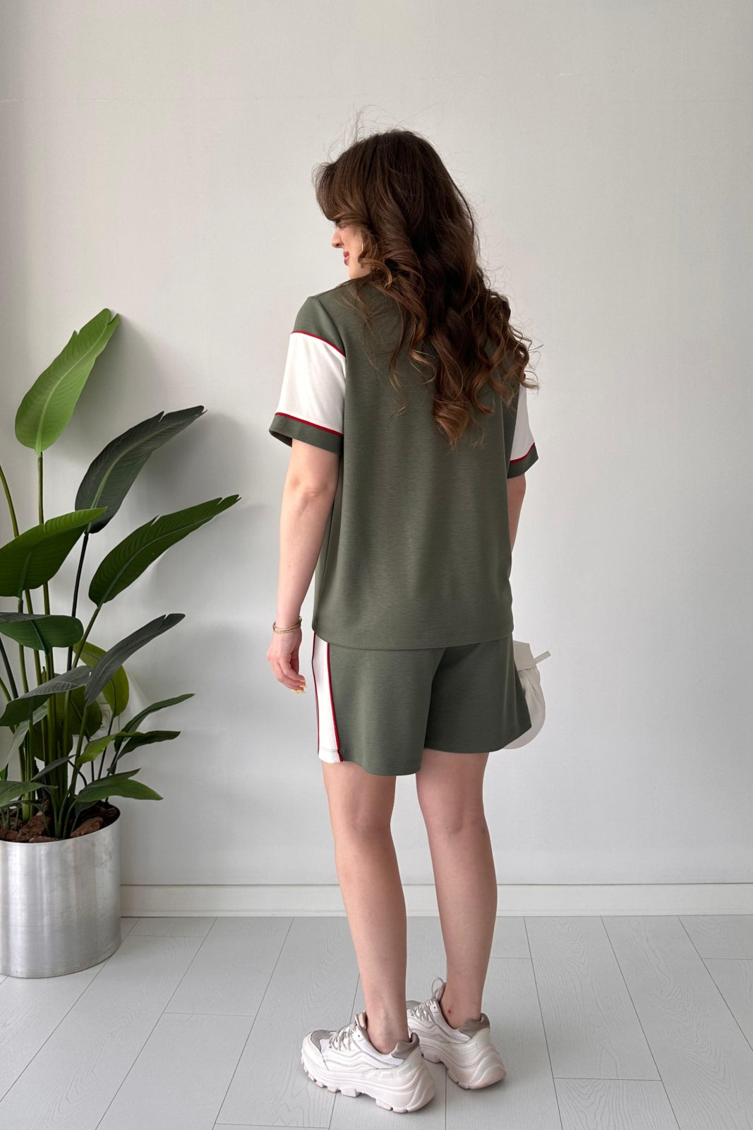 Women's Two-Piece Shorts Casual Tracksuit