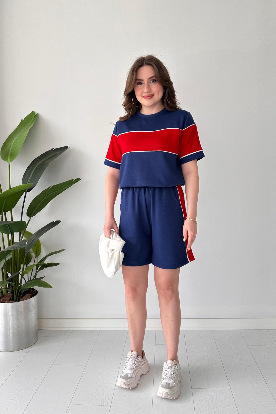 Women's Two-Piece Shorts Casual Tracksuit