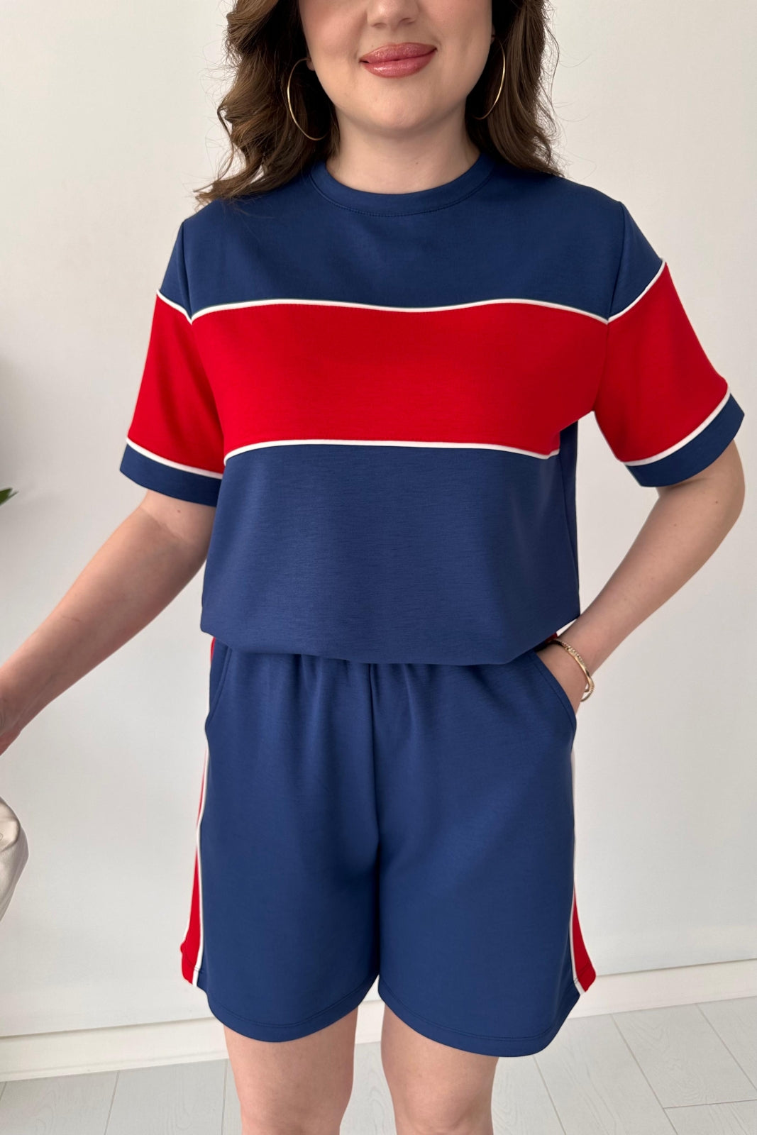 Women's Two-Piece Shorts Casual Tracksuit