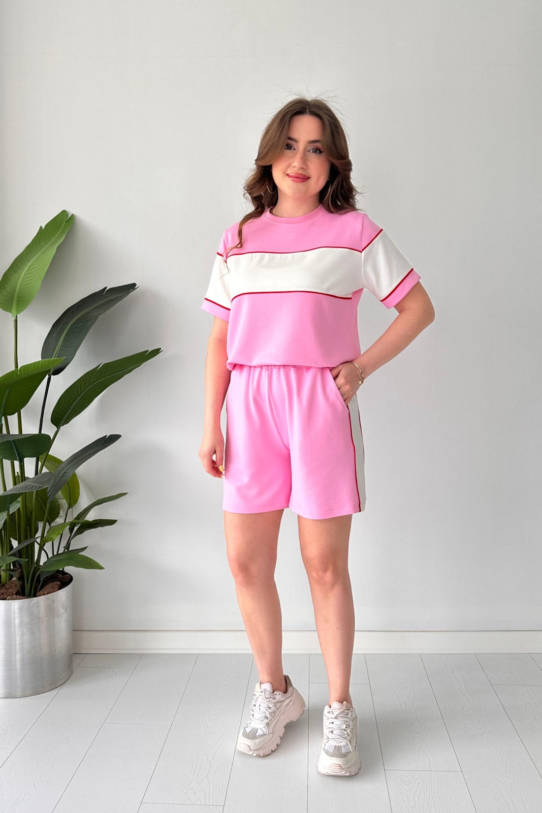 Women's Two-Piece Shorts Casual Tracksuit