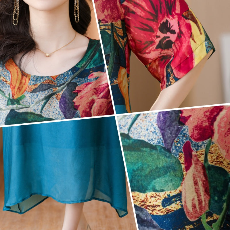 Women's Elegant Flowy Floral