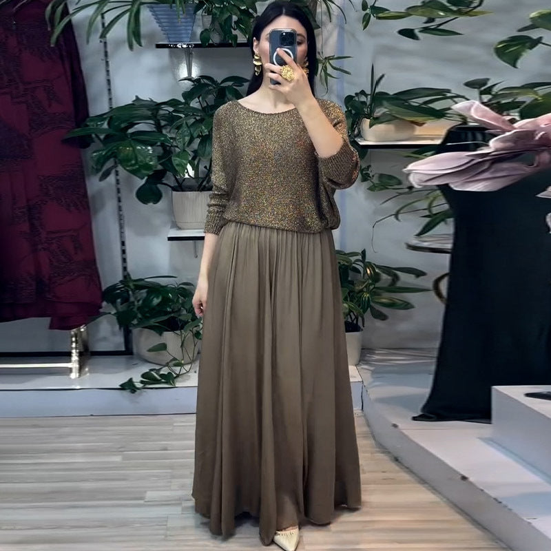 🌸Spring Specials🌸 Women’s Loose Fit Top & Flowy Maxi Skirt