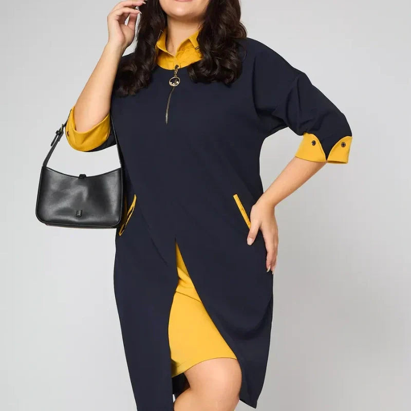 🌸Spring Specials🌸 Women's Plus Size Work Dress with Pockets