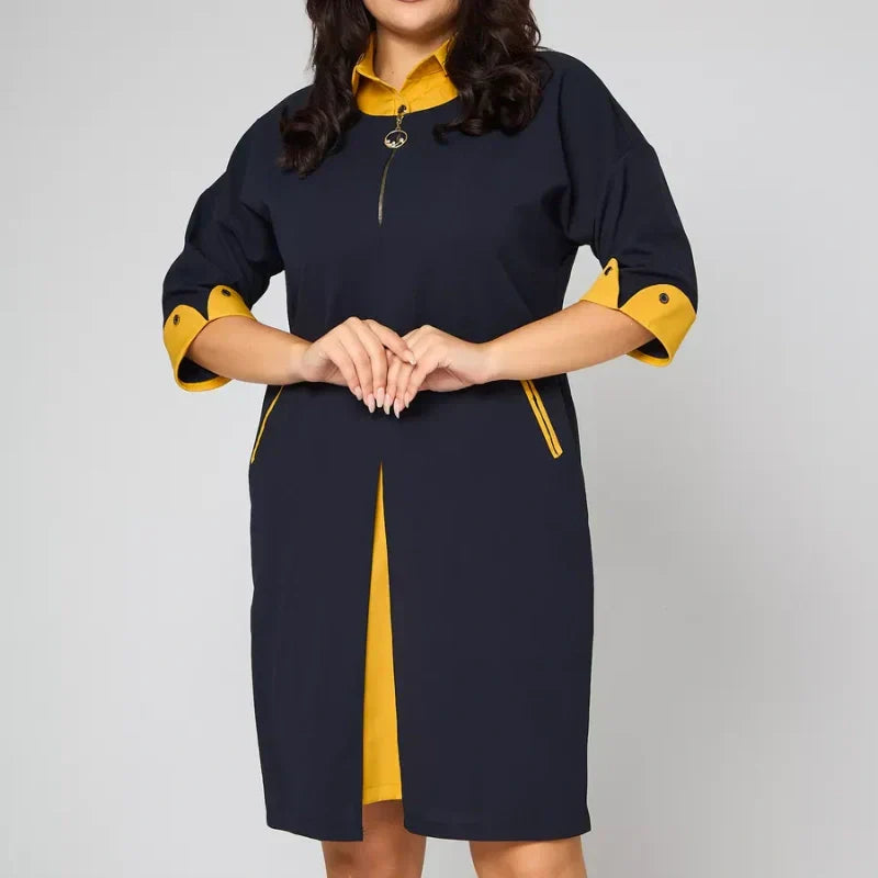 🌸Spring Specials🌸 Women's Plus Size Work Dress with Pockets