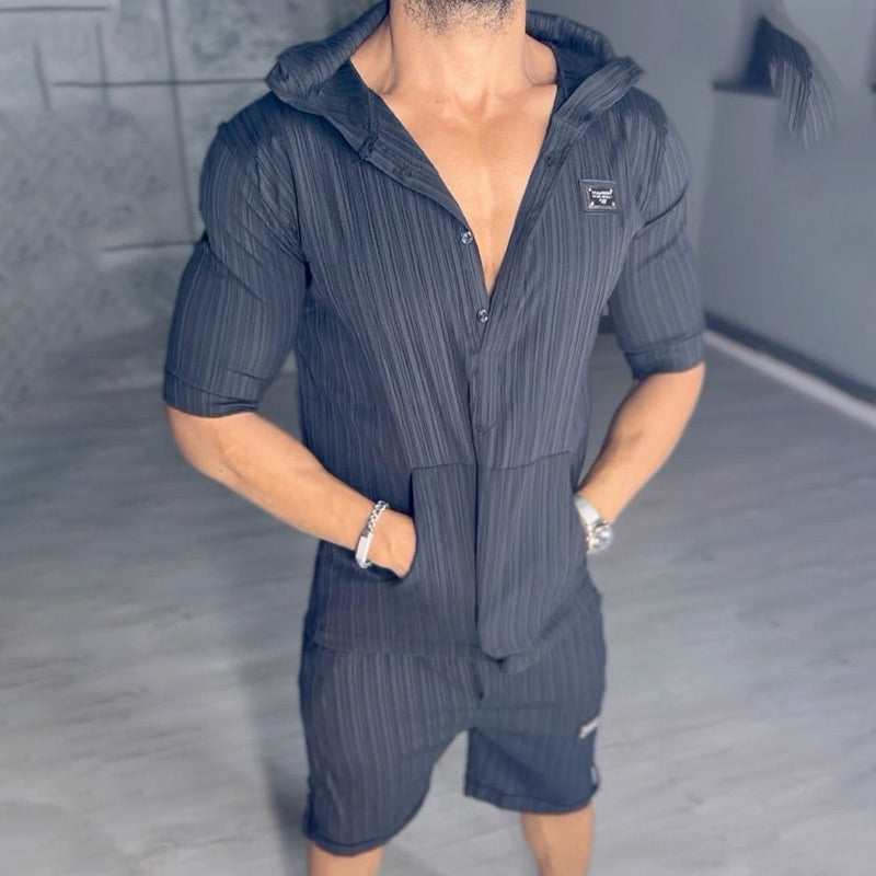 Casual Lightweight Summer Hoodie 2-Piece Set