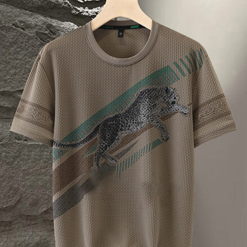 ⏳ Limited time 50% off! 💥Men's Printed Round Neck Short Sleeve T-shirt