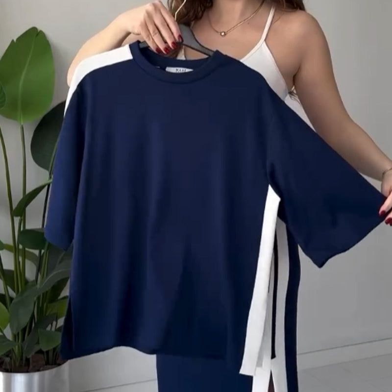 Women's Casual Slit Skirt Suit