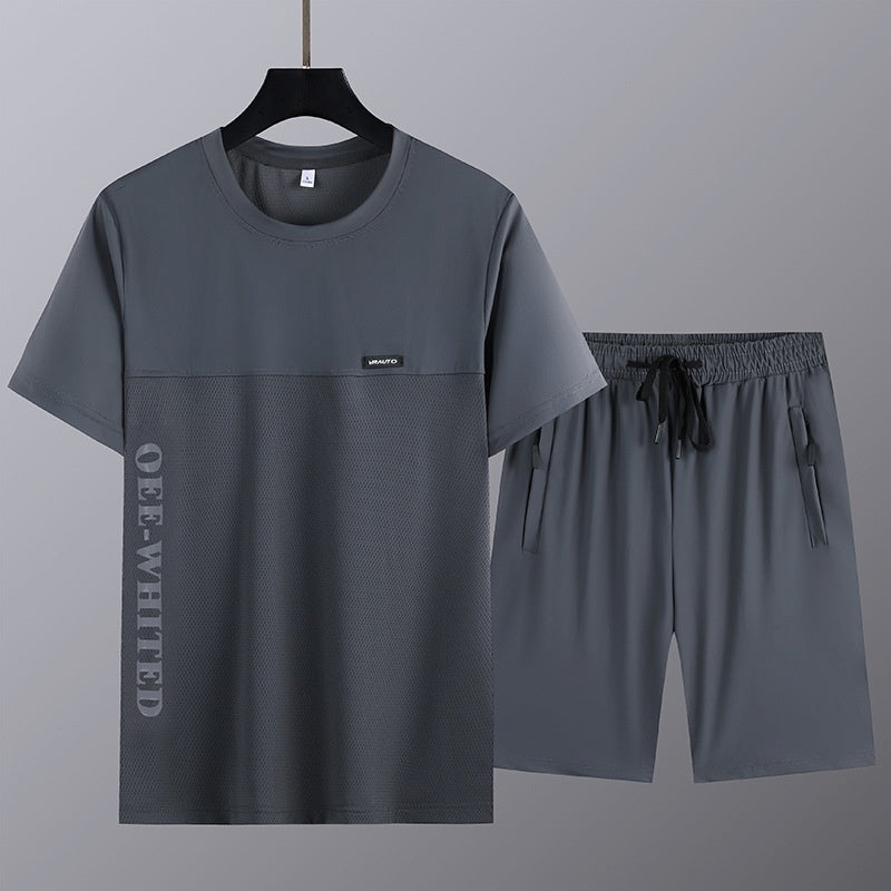 🔥Summer Sale 🔥Men's Short Sleeve Top & Shorts 2-Piece Set