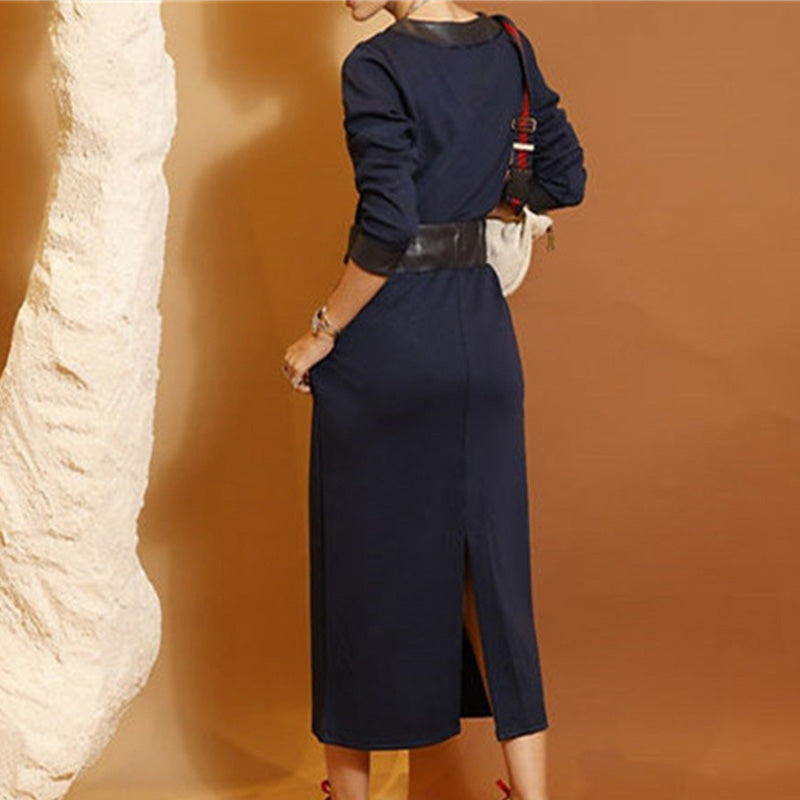 π LAST DAY PROMOTION - 50%OFF π Fashion V-Neck Long Sleeve Top & Skirt Set