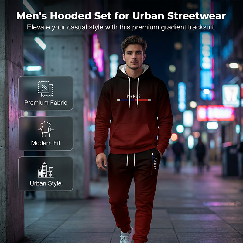 ⏳Time-Limited Special⏰Men's Gradient Tracksuit Set - Hoodie and 2 piece set