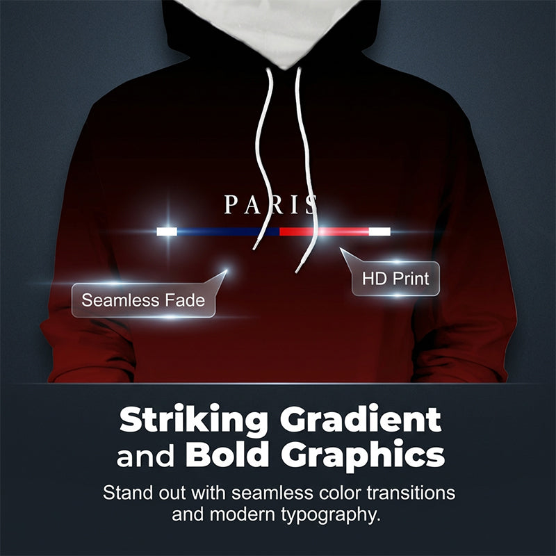 ⏳Time-Limited Special⏰Men's Gradient Tracksuit Set - Hoodie and 2 piece set
