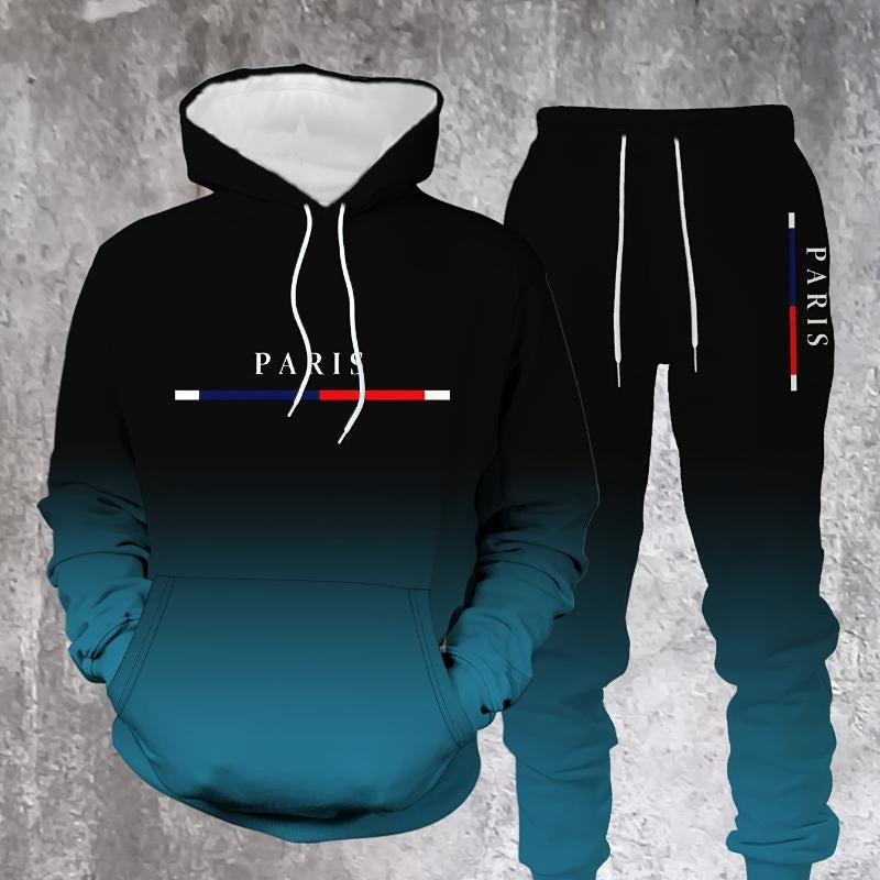 ⏳Time-Limited Special⏰Men's Gradient Tracksuit Set - Hoodie and 2 piece set