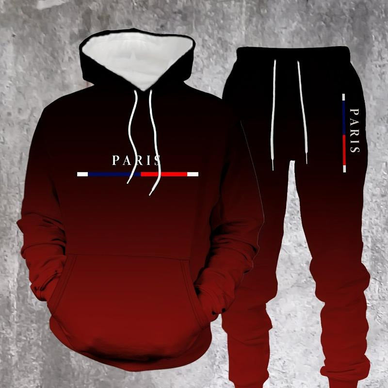 ⏳Time-Limited Special⏰Men's Gradient Tracksuit Set - Hoodie and 2 piece set