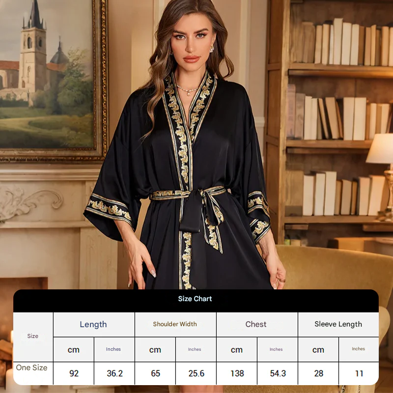 🔥Half price offer🔥Women's floral dressing gown