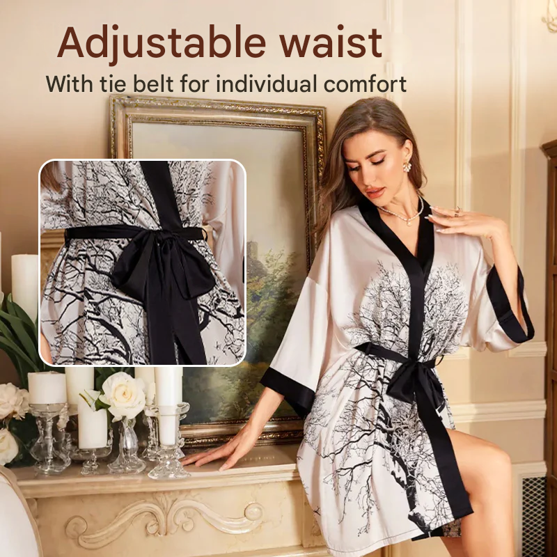 🔥Half price offer🔥Women's floral dressing gown