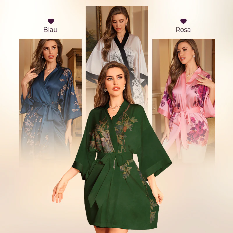 🔥Half price offer🔥Women's floral dressing gown
