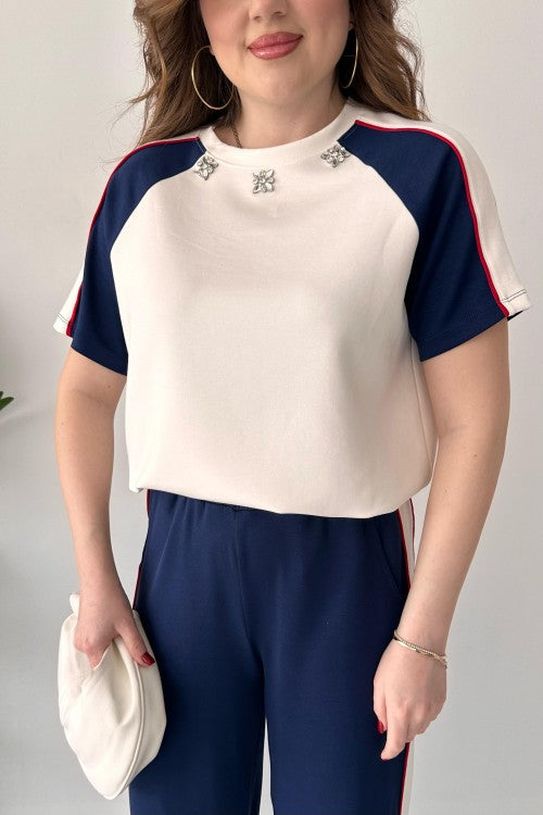 Women's Casual Three Stone Relaxed Fit Set