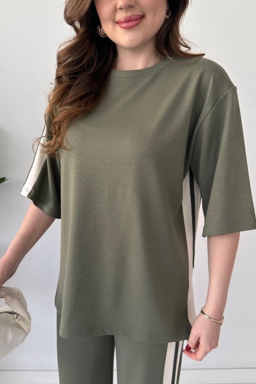 Women's Casual Slit Modal Suit