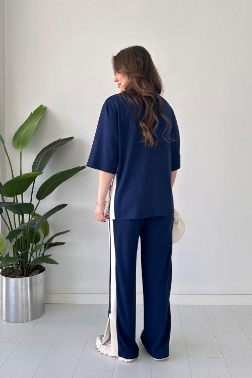 Women's Casual Slit Modal Suit