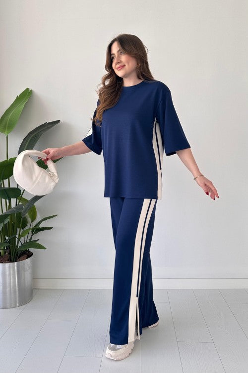 Women's Casual Slit Modal Suit