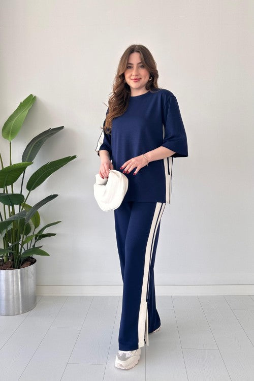 Women's Casual Slit Modal Suit