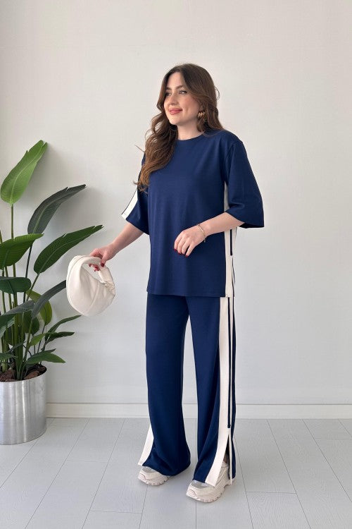Women's Casual Slit Modal Suit