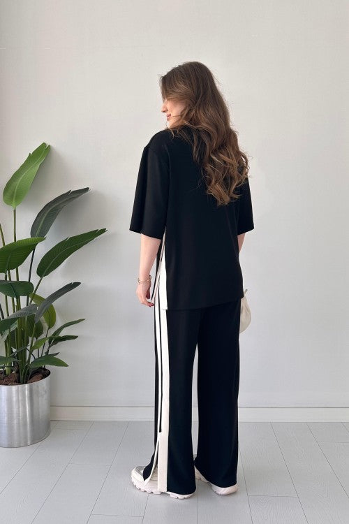 Women's Casual Slit Modal Suit