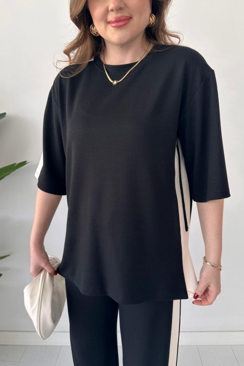 Women's Casual Slit Modal Suit