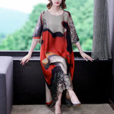 💐Loose Silk Printed Dress💐