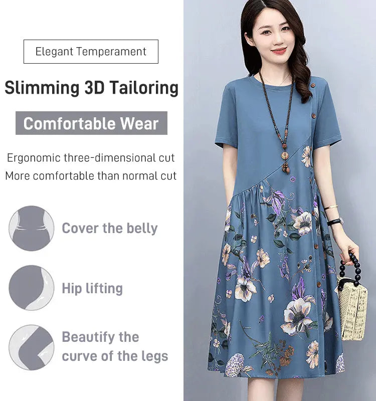 🔥HOT SALE🔥High-end Cotton and Linen Dress