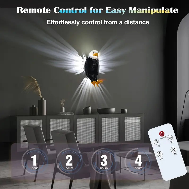 Eagle Projection LED Night Light With Remote