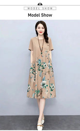 🔥HOT SALE🔥High-end Cotton and Linen Dress