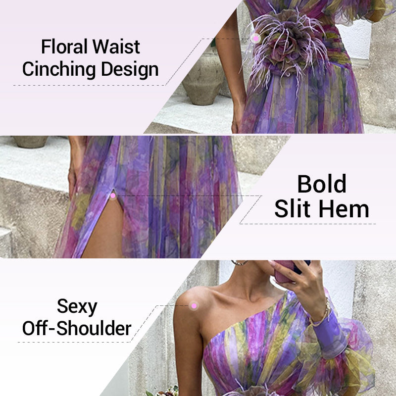 Women's Tulle Irregular Gown Dresses