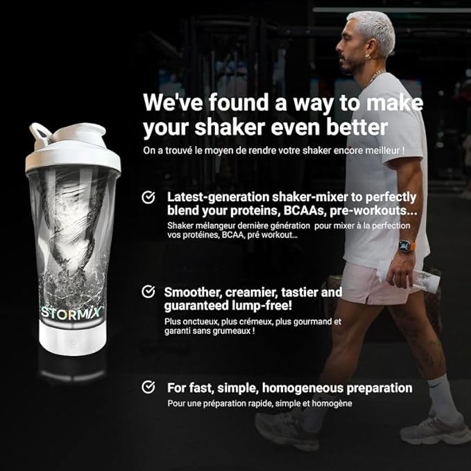Electric Protein Shaker Bottle - 650ml